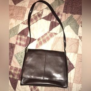 Vintage Liz Claiborne Brown Shoulder Bag